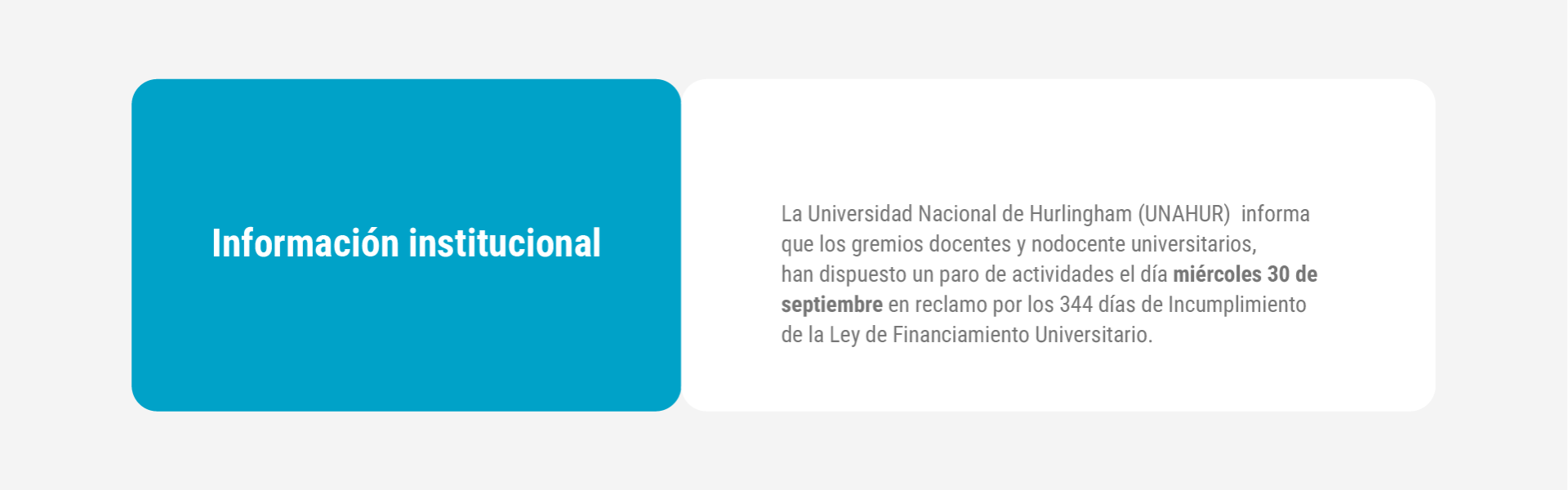 Información institucional