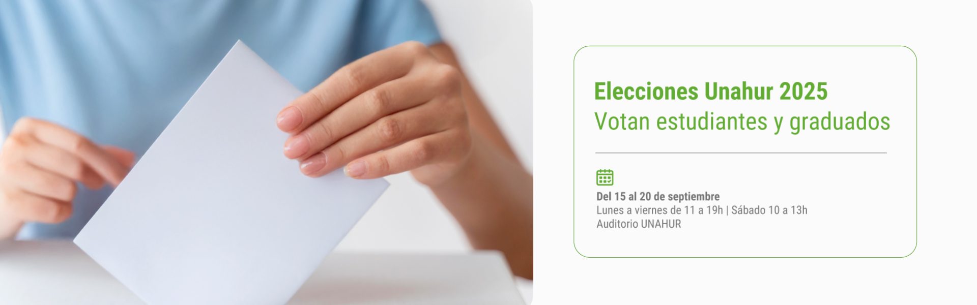 Elecciones UNaHur