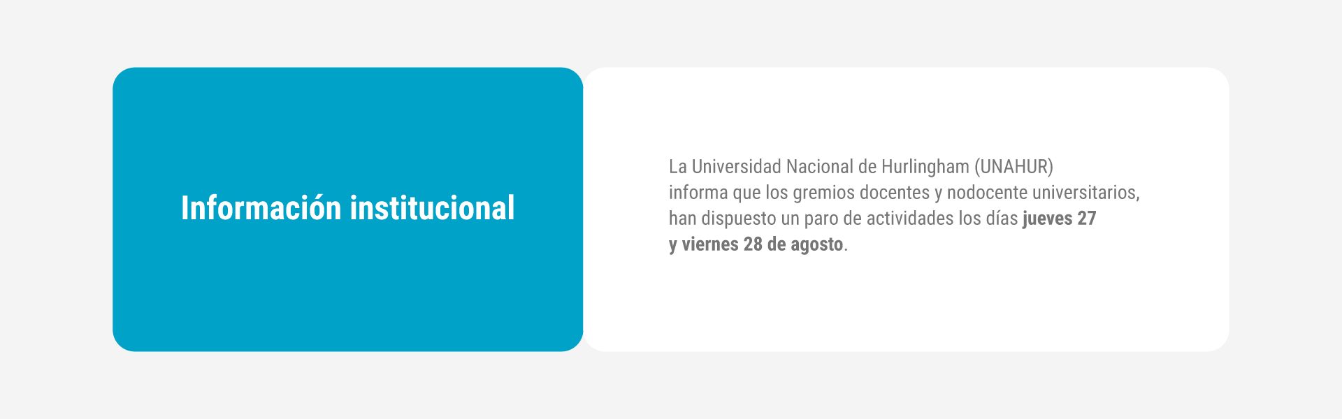 Información institucional